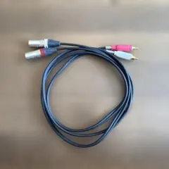 ステレオ・デュアルケーブル　XLRオスーRCA 2m ③