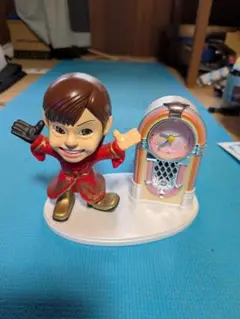 松浦亜弥　キャラクター フィギュア目覚まし 時計付き
