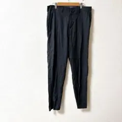 プレミアムストレッチ【32×32】黒ストレートフィットパンツ
