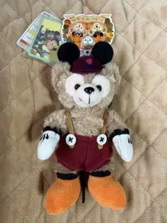 ダッフィーぬいぐるみバッチ