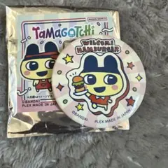 たまごっち ウェルカムバーガー 缶バッジ