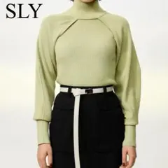 SLY スライ　MELANGE TURTLE HG トップス　ニット　セット