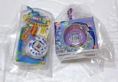 たまごっち おかしなたまごボーロっち パッケージチャームつき３　ホワイト&紫