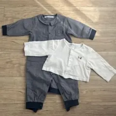 familiar ロンパース カーディガン　70cm 男の子