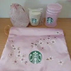 スターバックスさくらギフトバック、ポーチ、巾着