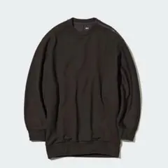 ドライスウェットクルーシャツ Sサイズ ダークブラウン　UNIQLO