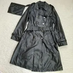 美品　ユナイテッドアローズ ナイロンコート レインコート ブラック 薄手　M　袋