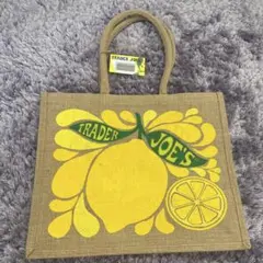 Trader Joe's レモン＆シトラスデザイン トートバッグ