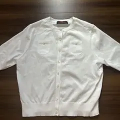CABaN ファインポリエステル ハーフスリーブポケットカーディガン　s