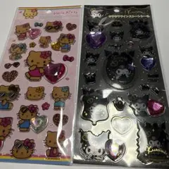 ハローキティ・クロミ ストーンシール