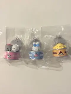 ニャニィニュニェニョン、シナモンロール、ポムポムプリン　カンキャラ　3個セット