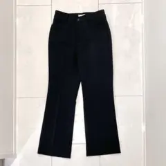 B-Three ビースリー センタープレス ストレッチパンツ 黒 30