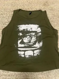 shein タンクトップ　グリーン