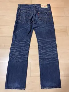 Levi's 502 赤ボタン リーバイス デニムパンツ テーパード - メルカリ