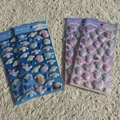 ダイソー サンリオ ぷくっとシール 4枚セット ぷくぷくシール シール