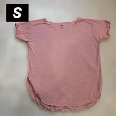 UNIQLO エアリズムシームレスVネックロングT インナーシャツ S