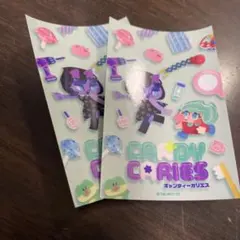 CANDY CARIES キャンディーカリエス　ステッカー　シール　2枚セット