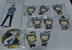 ハイキュー‼ にとたん ラバスト 原作缶バッジ アクリルキーホルダー 木兎光太郎