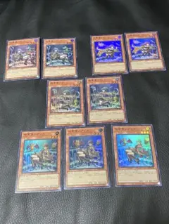 遊戯王　霊使い　新規イラスト　スーパーレア　9枚セット