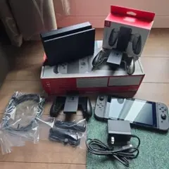 【美品・初期化済】Nintendo Switch グレー 付属品付き