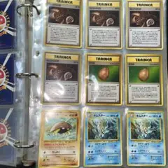 ポケモンカード 旧裏　なにかの化石 きのみ　カブト　オムスター　セット