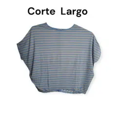 Corte Largo ストライプ 半袖Tシャツ　Mサイズのサムネイル