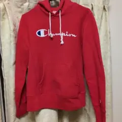 Champion リバースウィーブ パーカー レッド S