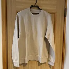 無印良品　ベージュ Lサイズ スウェット