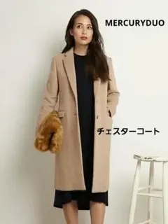 MERCURYDUO チェスターコート ベージュ