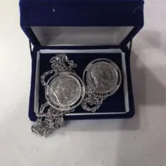 コインデザインネックレス シルバー