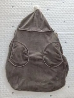 【新品未使用】防寒ケープ　簡単着脱　ライトブラウン