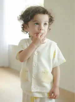 gelato pique ジェラートピケ KIDS ひよこジャガードベスト