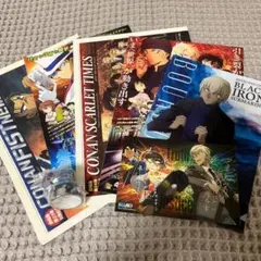 コナングッズ（映画特典.フライヤー・クリアファイル・マステ）※マステ新品・未使用