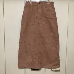 コーデュロイ　スカート