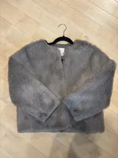 URBAN RESEARCH ファーコート グレー