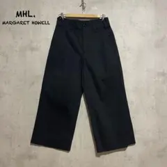 MHL. マーガレットハウエル　 コットントラウザーパンツ ワーク ワイドのサムネイル