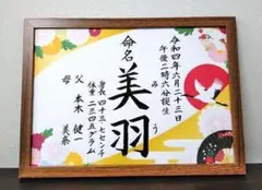 和柄命名書　鶴3