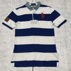 Ralph Lauren ビッグポニー ポロシャツ y2k swag 太ボーダー - メルカリ