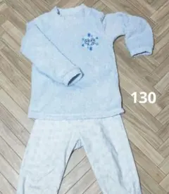 ユニクロフリース　ボア　アナ雪パジャマ　130