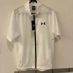 UNDER ARMOUR 半袖ジャケット Mサイズ　白 スポーツウエアのサムネイル