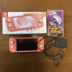 Nintendo Switch Lite コーラル　ポケモンsv付き