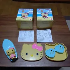 （第一弾）日焼けキティ ミニトレー アイスメーカー のセット