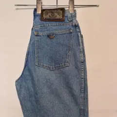 C47 ARMANI JEANS テーパードジーンズ サイズ28 アイスブルーのサムネイル