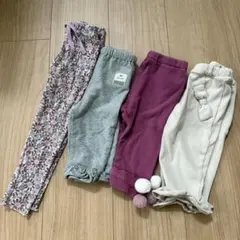 bebe ベビー スパッツ レギンス 4点セット 70〜90cmのサムネイル