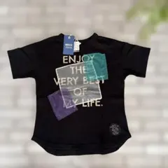 BREEZE 半袖Tシャツ ブラック ロゴパッチ付き新品タグ付のサムネイル