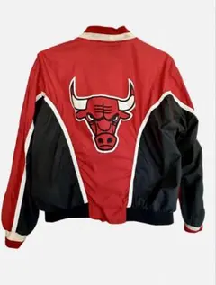 【美品】シカゴ・ブルズ Champion ナイロンジャケット XL