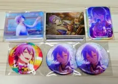 プロセカ 神代類 グリッター缶バッジ ノーブルアート スクエアバッジ
