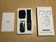 R8 スマートウォッチ ブラック 本体