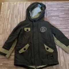 BRANSHES フード付き モッズコート 120cm カーキ