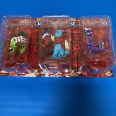 ピクサー クリスマスオーナメントくじ マイク、サリー、ランディ3点セット